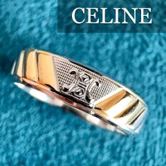 CELINE PT850 K18 750 コンビリング指輪 金プラチナ 3.5g - メルカリ