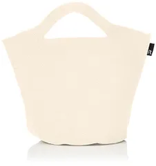 新品 [ルートート] 軽量 自立 帽子型 リサイクル糸 ニット バスケット トートバッグ ポーノ Po-No グランデ 0257 レディース アイボリー