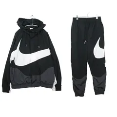 【中古B】NIKE ナイキ S/S メンズ セットアップ AS M NSW SWOOSH WVN LND SET UP DR9005-010 DR8909-010 黒 白 中古B 古着