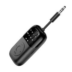 【2026新登場】Bluetooth 5.4 トランスミッター レシーバー 2-in-1 送信機 - デュアルペアリング / 24時間再生 / マイク内蔵 - For AirPods テレビ 飛行機 ヘッドホン スピーカー 車 ジム用 ワイヤレス Blueto