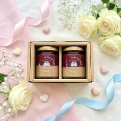 【専用化粧箱入り】いちごショコラジャム 2個セット 【送料込】 神戸ギフト 【名店ビアンヴニュ監修】パン好きへの贈り物 完熟紅ほっぺ使用（国産 贈答用 内祝 プレゼント）