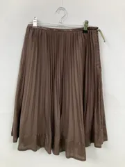 a.v.v standard アーヴェヴェスタンダード ミモレ/半端丈スカート 38 ブラウン