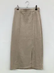 Rafnaf ロングスカート L ベージュ
