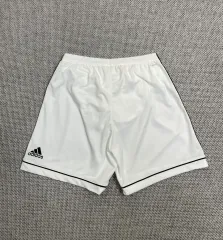 メンズ ボトムス アディダス 白/ブラック 3本線 ハーフパンツ