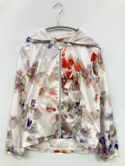 PUMA プーマ ナイロンジャケット S その他 花柄・ボタニカル柄 ブランドロゴ その他総柄 フードあり