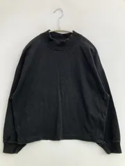 UNIQLO U ユニクロユー スウェット L ブラック コットン 無地 長袖