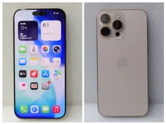 61-3 Apple iPhone16ProMax 256GB 本体 日本国内販売モデル デザートチタニウム  本体 SIMフリー バッテリー容量94％【中古品】