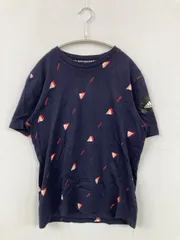 adidas アディダス Tシャツ/カットソー M ネイビー