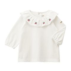 PETIT BATEAU フリルネックブラウス95 2着セット | Mercari