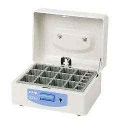 【新品】 カール事務器 印鑑ケース スチール印箱 小 科目印収納数45個 SB-7002 1