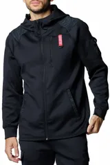 アンダーアーマー UNDER ARMOUR UAアーマーニット ハイブリッド フルジップ ジャケット トレーニング ジム ストレッチ 耐久性 上着 羽織 ウェア  1388233 001 BLACK