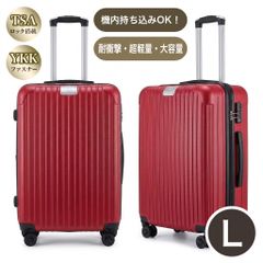 キャリーケース L TSAロック 衝撃吸収 軽量 静穏 キャリーバッグ