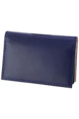 新品 [バギーポート] カードケース 本革 藍染めレザー ZYS-094 メンズ ダークブルー BP-ZYS-094-DBL