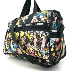 レスポートサック LeSportsac ボストンバッグ 2way ハワイ柄 黒