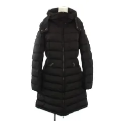 モンクレール MONCLER FLAMMETTE フラメッテ ダウンコート ロング フーディ 1 黒  F20931C50900 /KH