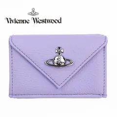 ヴィヴィアンウエストウッド Vivienne Westwood 財布 ライラック 三つ折り 小銭入れ付き エンベロープ コンパクト ウォレット ミニ財布 オーブ 5115002EW