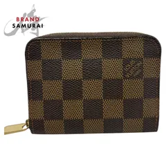美品 LOUIS VUITTON ルイヴィトン ダミエ ジッピーコインパース ダミエ ゴールド金具 PVC N63070 コインケース 小銭入れ S1-00006【中古】