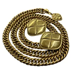 シャネル CHANEL Vintage チェーンベルト ゴールド ☆AA★  レディース