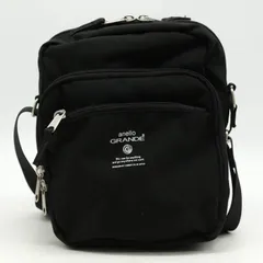 アネロ ショルダーバッグ 鞄 カバン ブランド 黒 レディース ブラック anello 【中古】