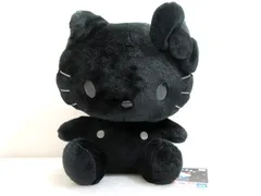 ハローキティ わくわくブラックフライデー BIGぬいぐるみ 日本限定 アミューズメント景品 タグ付 サンリオ フリュー 中古■