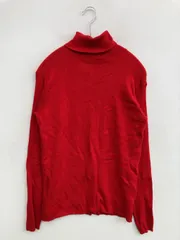 AMERICAN HOLIC アメリカンホリック ニット/セーター M レッド ナイロン 無地 ミドル丈 長袖 タートルネック/ハイネック