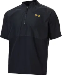 アンダーアーマー UNDER ARMOUR UA ケージ ジャケット ウェア 上着 ベースボール ソフトボール 練習 部活 トレーニング ジム ウォーキング フィットネス 運動  1378245 001 BLACK/GOLD