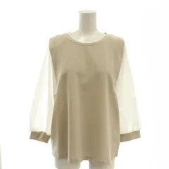 コラージュ ガリャルダガランテ COLLAGE GALLARDAGALANTE 23SS 袖切替ブラウス 長袖 プルオーバー F ベージュ オフホワイト /DO ■OS