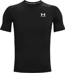 アンダーアーマー UNDER ARMOUR UA ヒートギアアーマー ショートスリーブ シャツ メンズ 半袖 アンダーウェア トップス 吸汗速乾 涼しい 通気性 トレーニング 抗菌防臭 ドライ ストレッチ  1361518 001 BLACK/WHITE