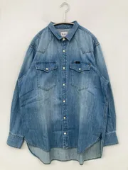 Lee リー シャツ/ブラウス M ブルー