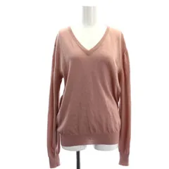 サイモンスパー SIMON SPURR カシミヤVネックニット カットソー 長袖 S スモークピンク /MI ■OS