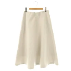 グリーンレーベルリラクシング ユナイテッドアローズ green label relaxing ニードルジャージーフィットスカート 38 ライトグレー /DO ■OS