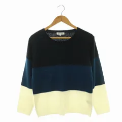 ザショップティーケー THE SHOP TK ニット カットソー M 紺 青 白 /MI ■OS ■GY39 ■AX