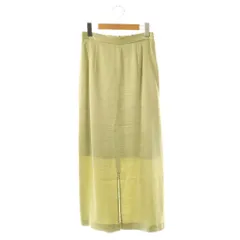 コラージュ ガリャルダガランテ COLLAGE GALLARDAGALANTE サテンスカート タイトスカート ロング F ライム /DF ■OS