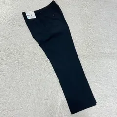 【 未使用 】UNIQLO ユニクロ　XL 感動パンツ（ウールライク） ストレート　ブラック　456118