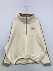 JaVa ジャバ その他トップス M アイボリー 無地 刺繍 ライン柄 ワンポイント ミドル丈