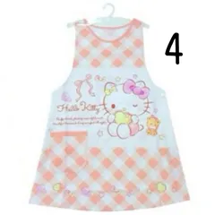 サンリオ　エプロン　1枚　保育士　ハローキティ　キティちゃん　大人用　レディース　キャラクター　かわいい　ダバード型