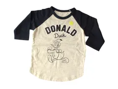 k03250505009　ブランド不明　120サイズ　グレー×黒×黄色　　トップス　長袖Tシャツ　通年