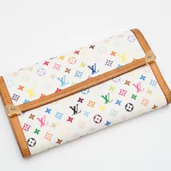 LOUIS VUITTON ルイヴィトン マルチカラー ブロン ポルトトレゾールインターナショナル M92659 長財布 三つ折り