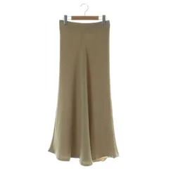 ガリャルダガランテ GALLARDAGALANTE 23SS ダブルクロスフレアスカート ロング 0 XS ベージュ /SY ■OS