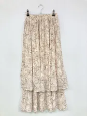 NOLLEY'S sophi ロングスカート M ベージュ