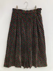 SAINT LAURENT サンローラン ロングスカート 11 ブラック