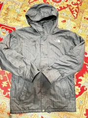 THE NORTH FACE ザノースフェイス ウィンドブレーカー グレー ストライプ ジャケット