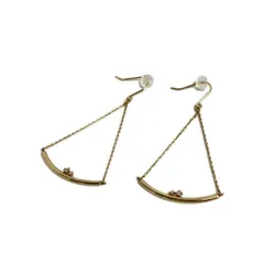 4℃(ヨンドシー) ピアス美品  - K10PG×ダイヤモンド