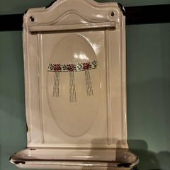 アンティーク ウォールフック 和製マジョリカタイル付き ヴィンテージ