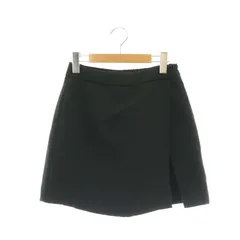 ジュノア JUNOAH callautia ラップスカート風ショートパンツ キュロット M 黒 ブラック /AT ■OS