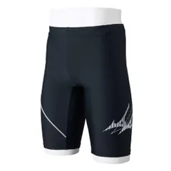 新品 [ミズノ] スイム 水泳 フィットネス水着 ジム用 ハーフスパッツ メンズ N2JBB611 90：ブラック×ライトグレー サイズ：S