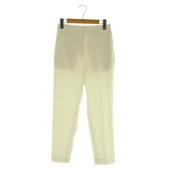 プラステ PLST リネンブレンドスティックパンツ テーパード XXS オフホワイト /MY ■OS