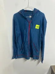 ヴィンテージ THE NORTH FACE ブルー メッシュ ウィンドブレーカー L