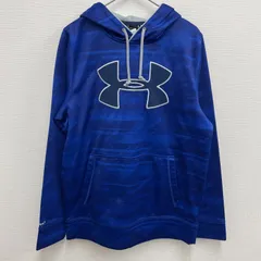 UNDER ARMOUR パーカー フーディー プルオーバー ブルー【メンズS】
