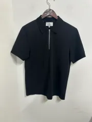 ヴィンテージ CK Calvin Klein カルバン・クライン ブラック ジッパー 半袖 Tシャツ 95